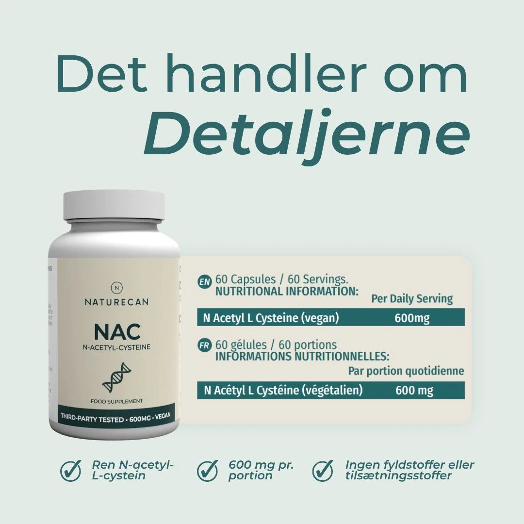 NAC Tilskud ernæringsoplysninger