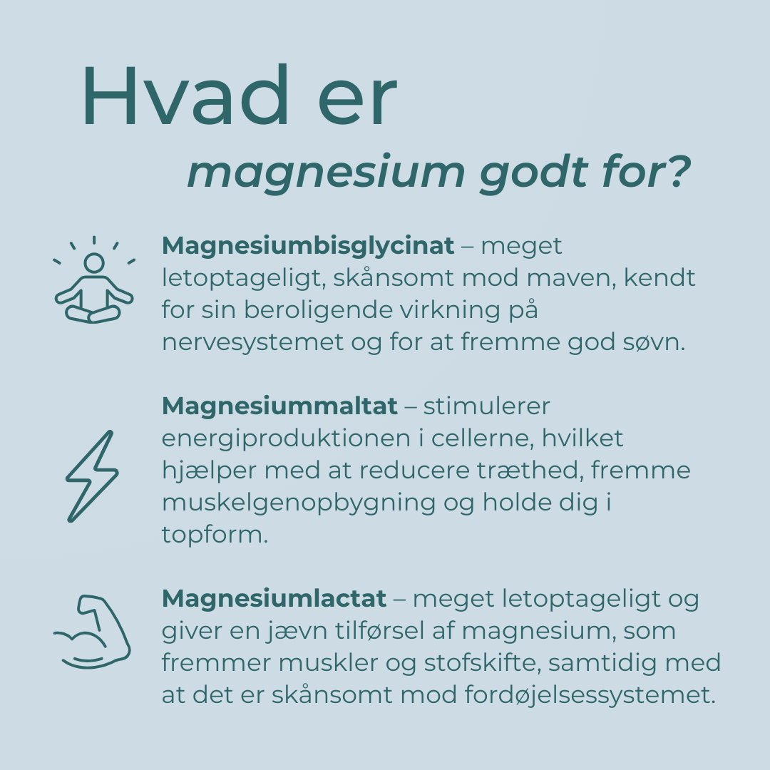 Hvad er magnesium godt for?