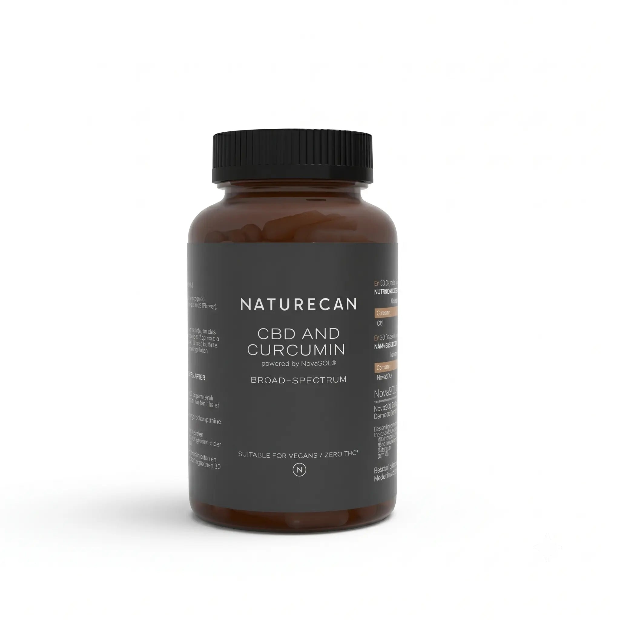 CBD og Curcumin Kapsler - 16x hurtigere effekt