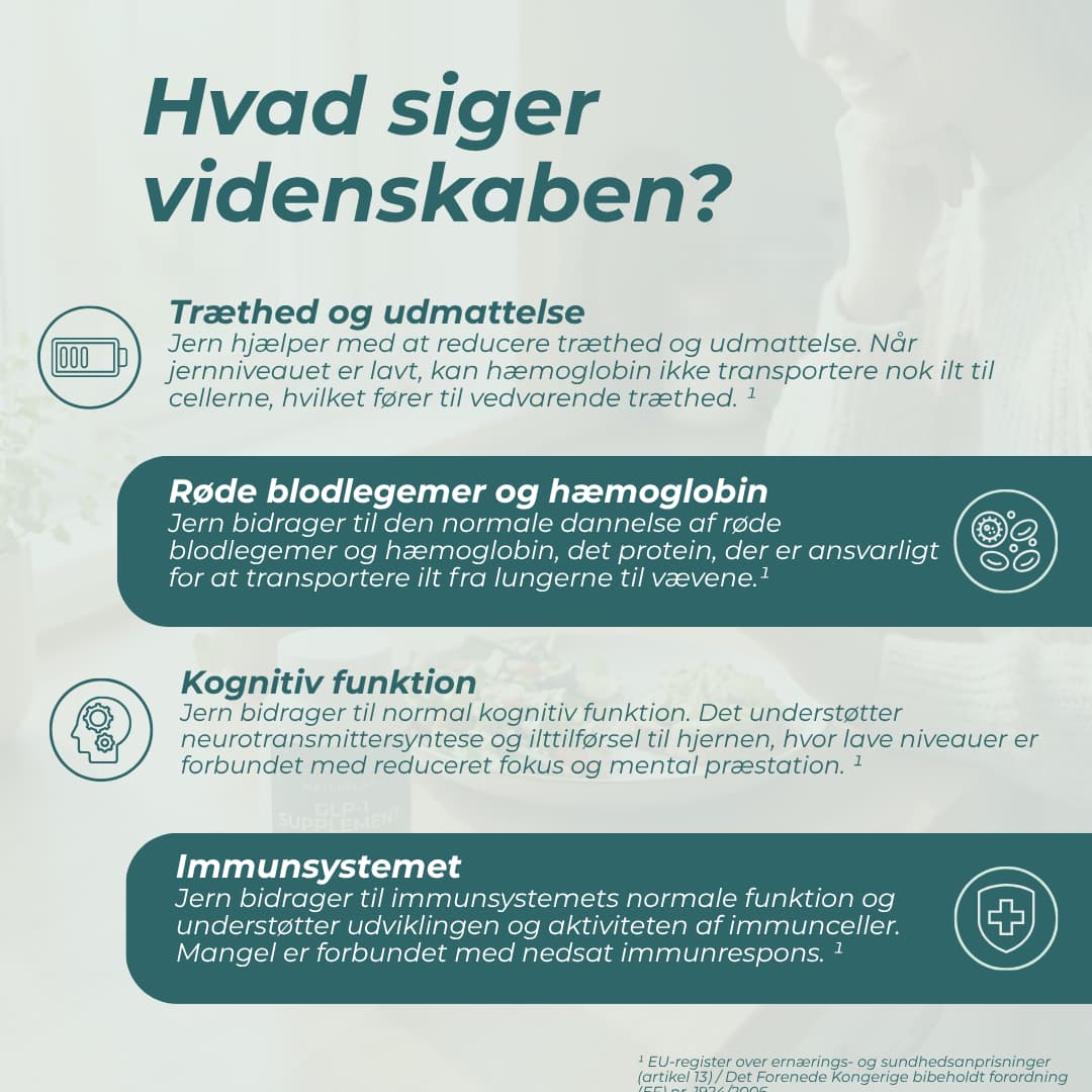 hvad siger videnskaben jern