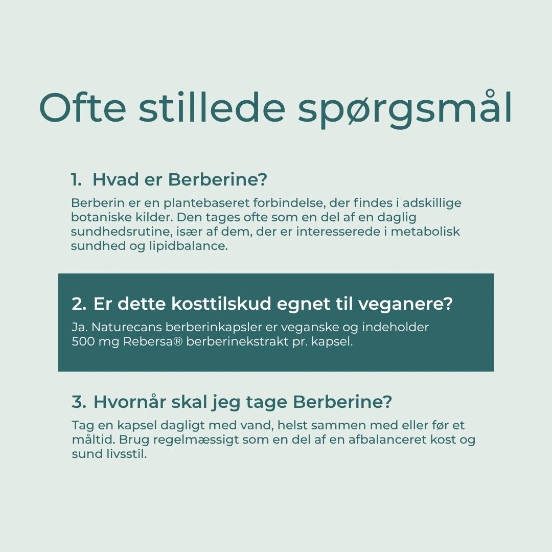 Berberin FAQs