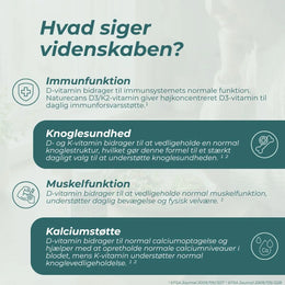 Vitamin D3/K2 videnskab