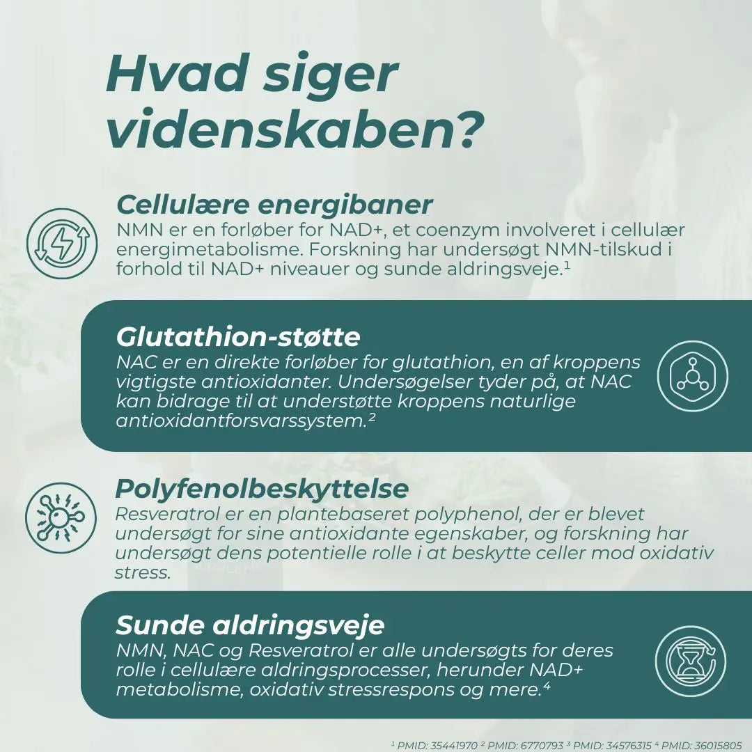 Longevity kosttilskud videnskab