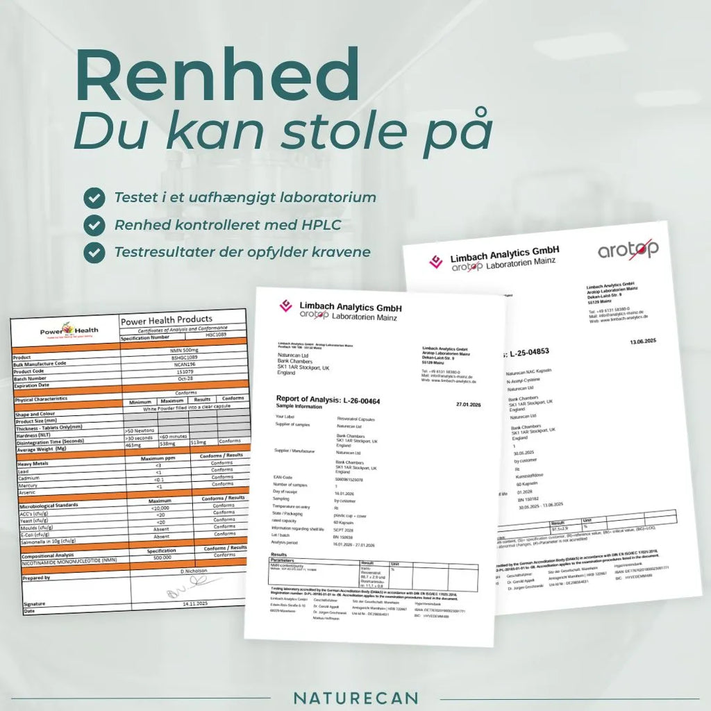 Longevity kosttilskud renhed