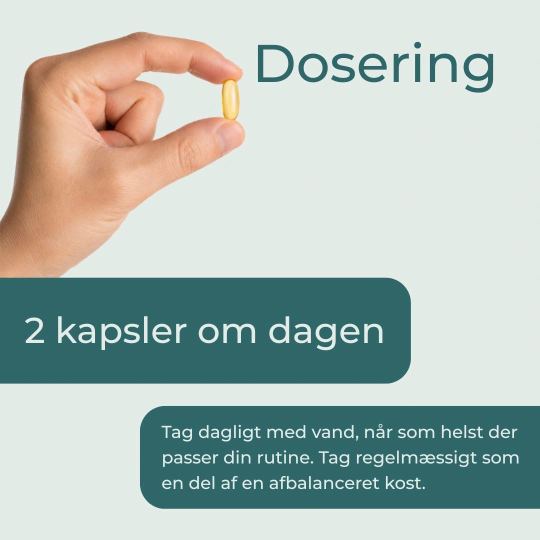 Vegansk omega-3 kapsler dosering