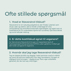 Resveratrol Tilskud FAQs