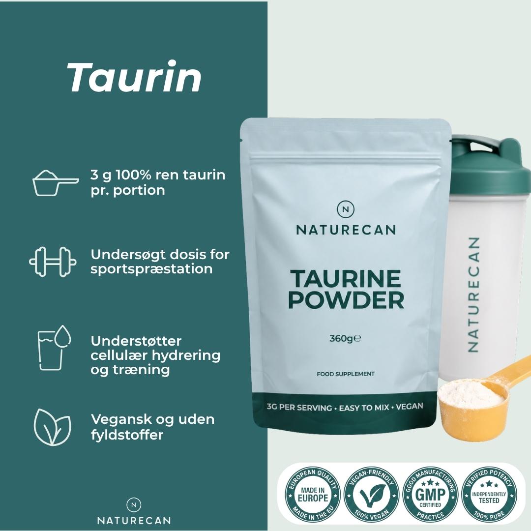 Taurin kosttilskud