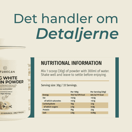 Æg protein detaljerne