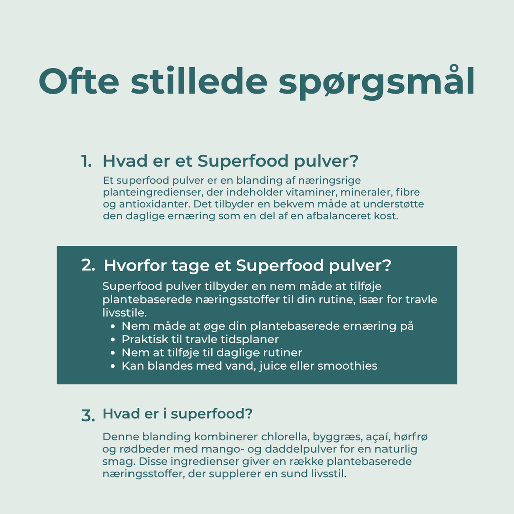 hvar er i superfood?