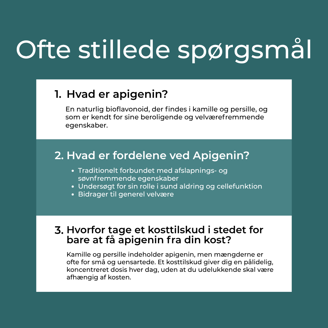 FAQ apigenin