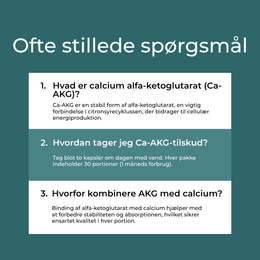 Ca-akg FAQ