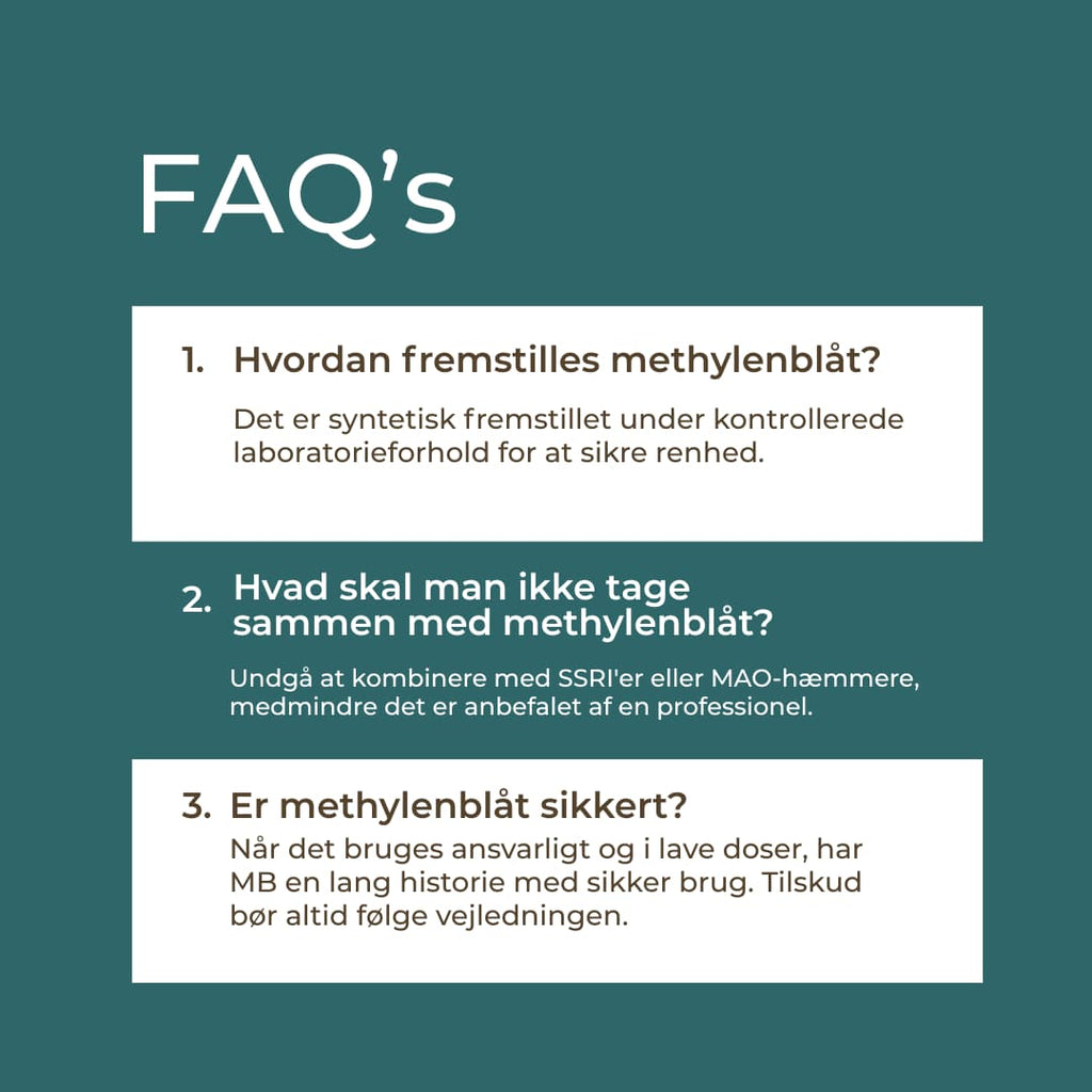 FAQs methylenblåt