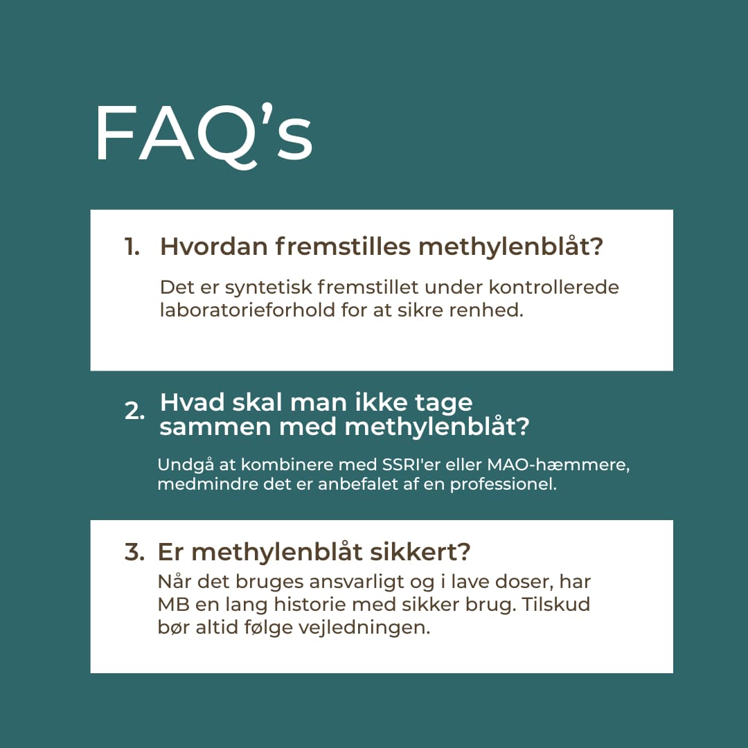 FAQs methylenblåt
