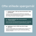 ofte stillede spørgsmål om calcium tilskud