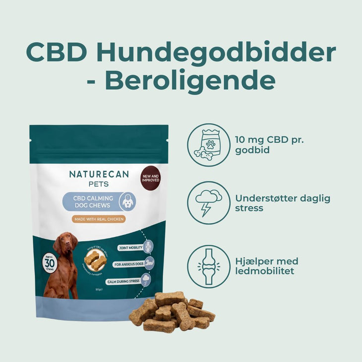 CBD Hundegodbidder beroligende