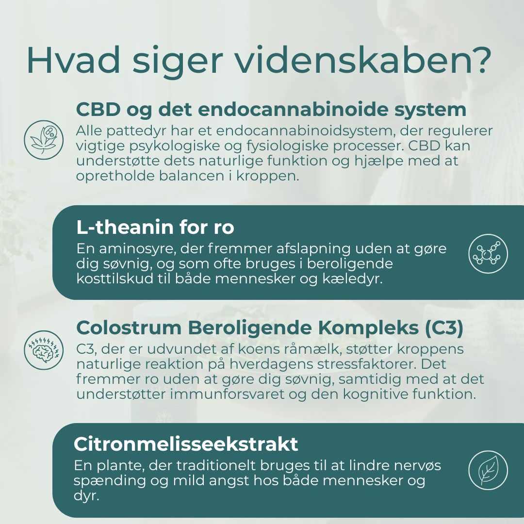 videnskapen cbd beroligende