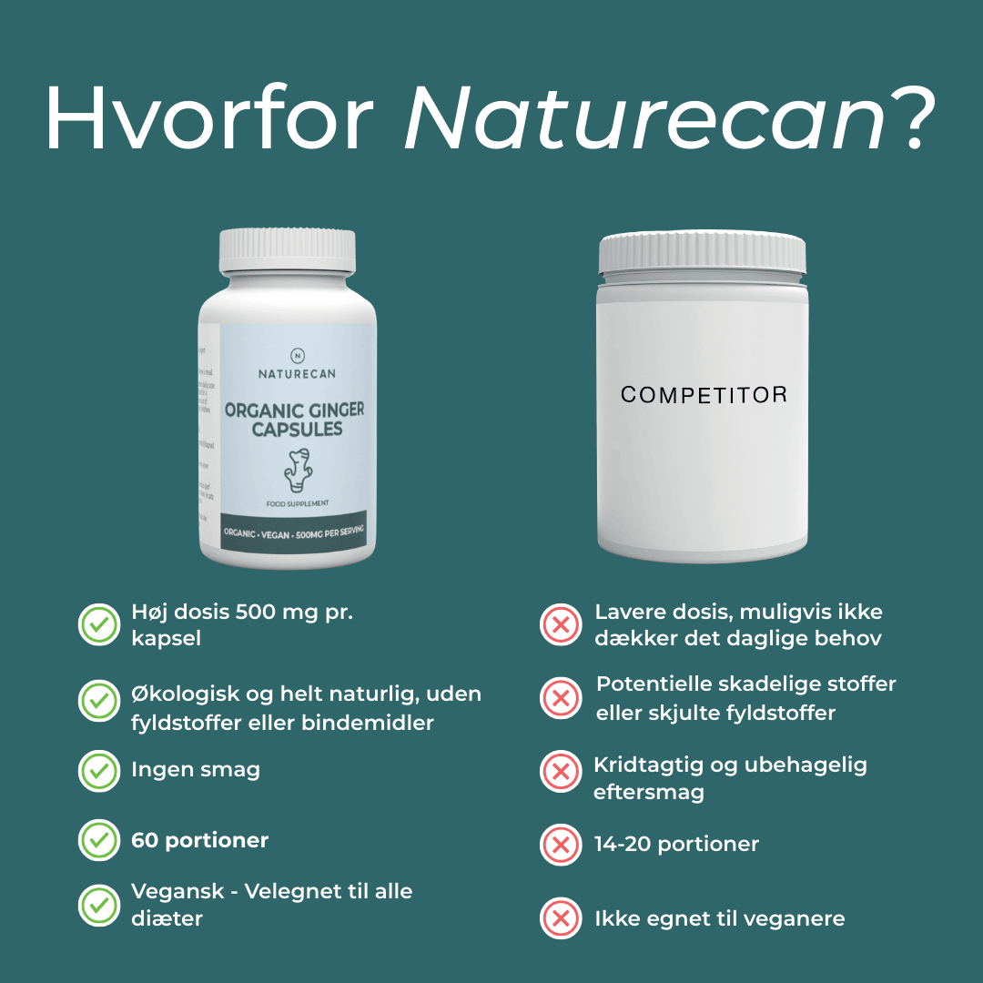 Naturecans ingefær piller