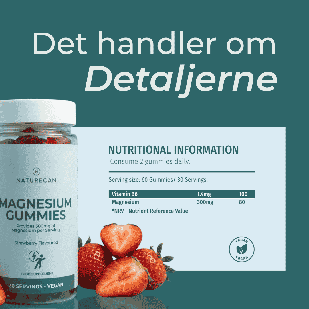 detaljerne om Magnesium Gummier