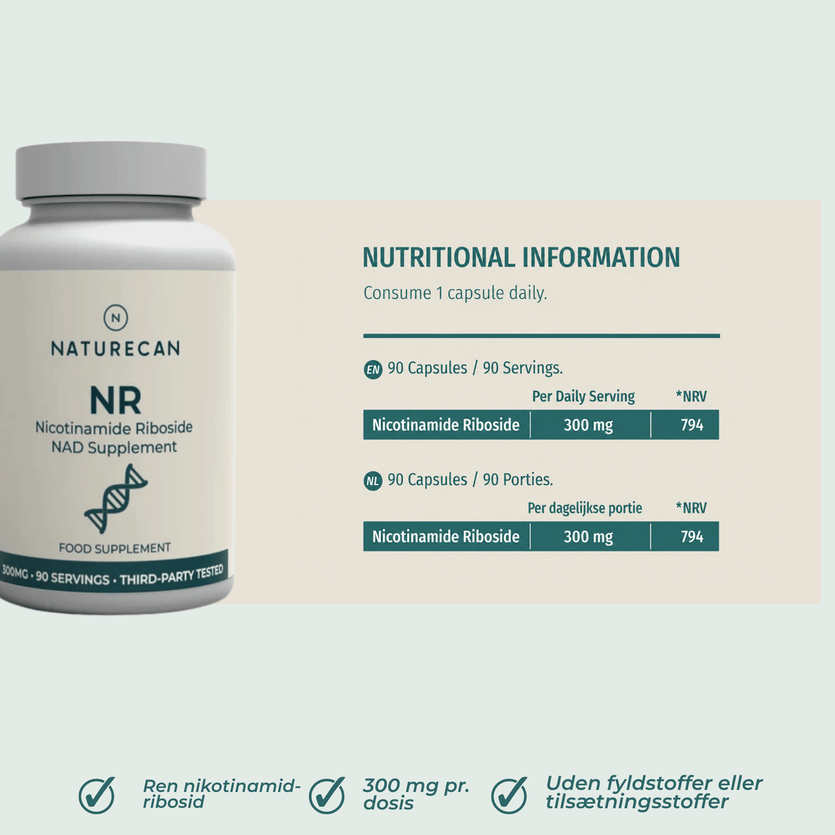 nutritional information nr 
