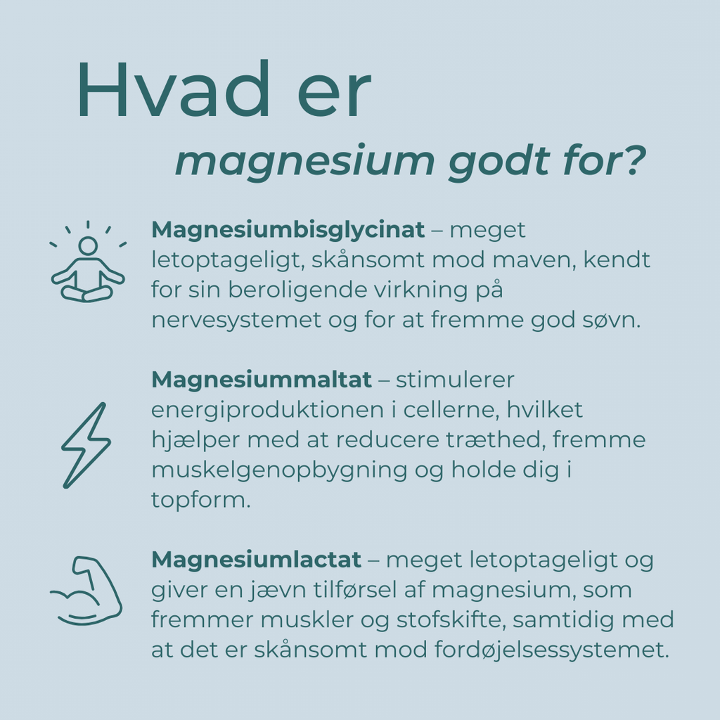Hvad er magnesium godt for?