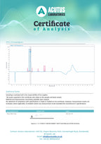 Analysecertifikat 2