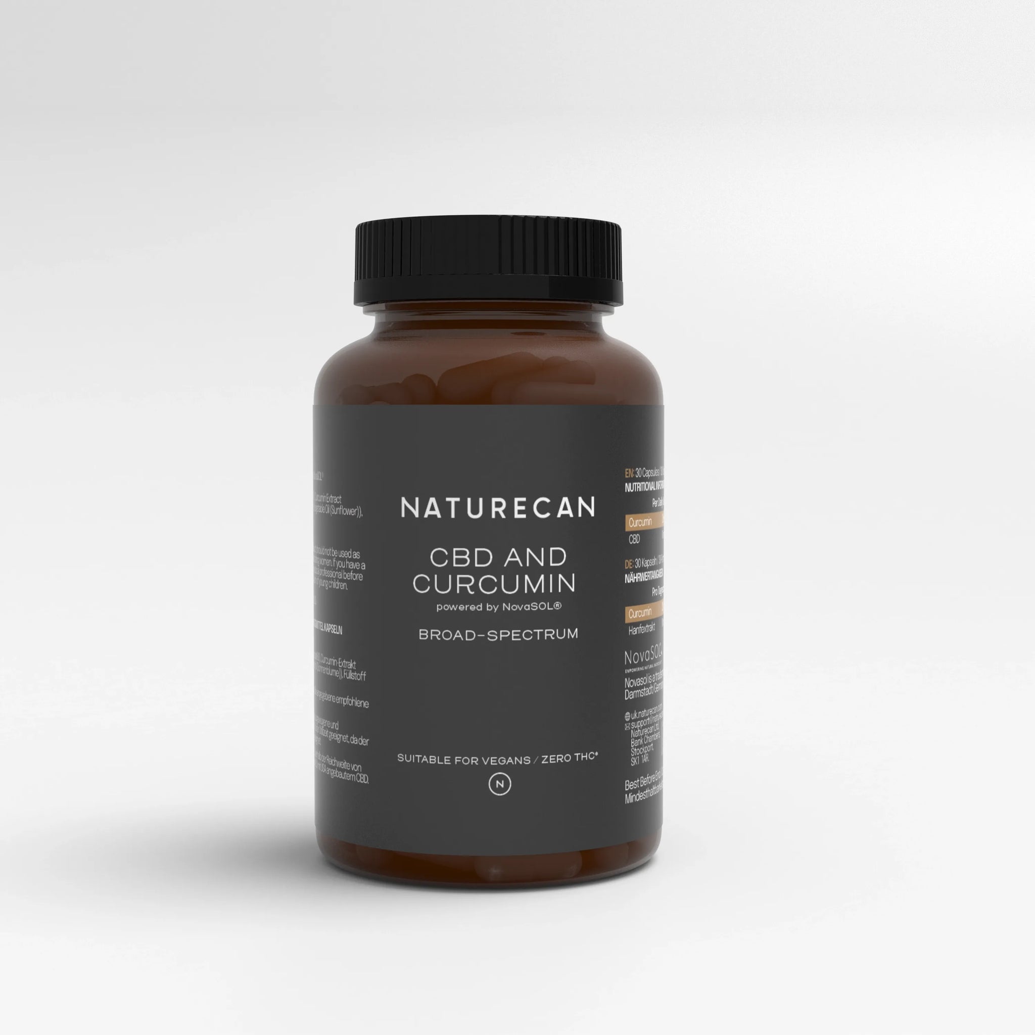 CBD og Curcumin Kapsler - 16x hurtigere effekt