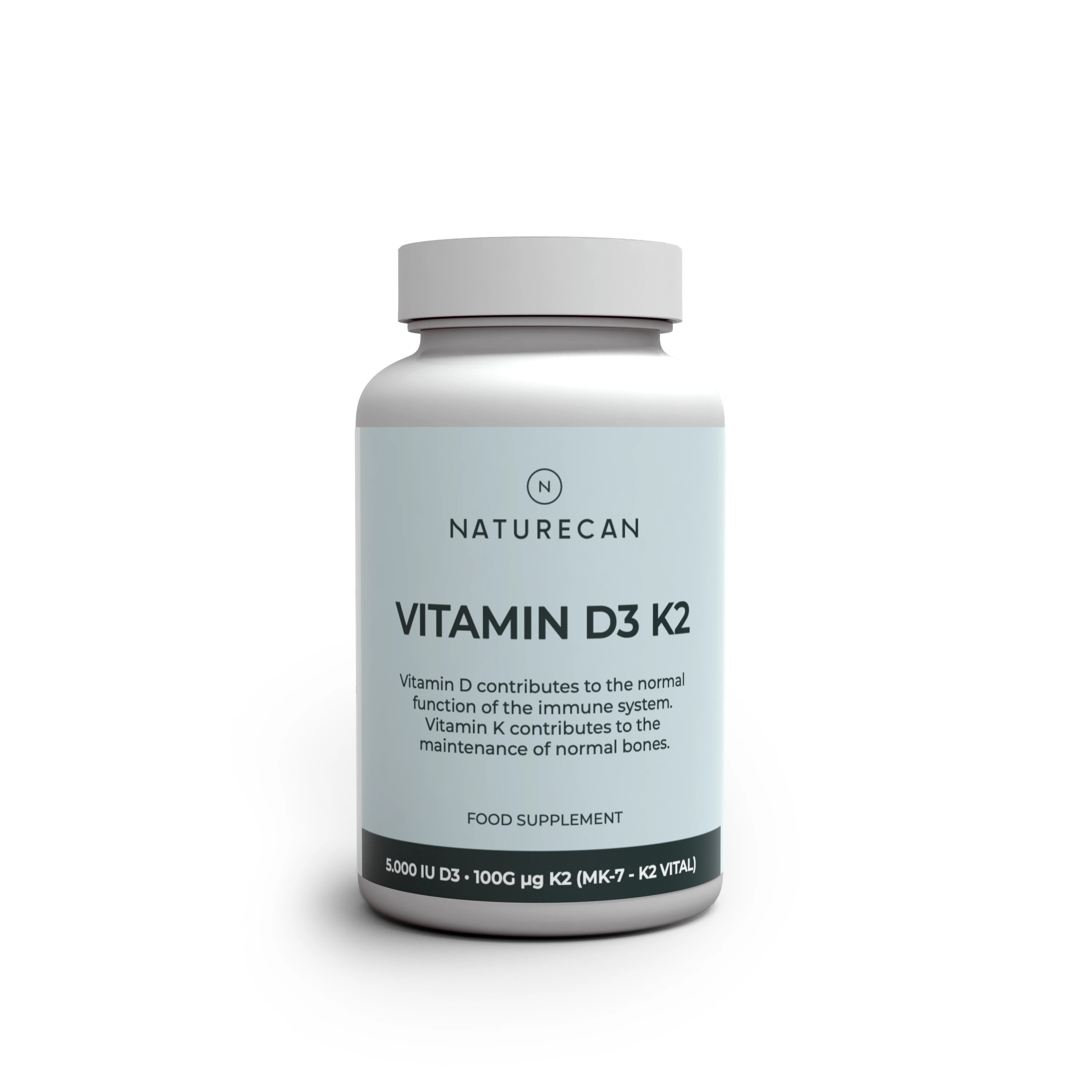 D3- og K2-vitamin produkt