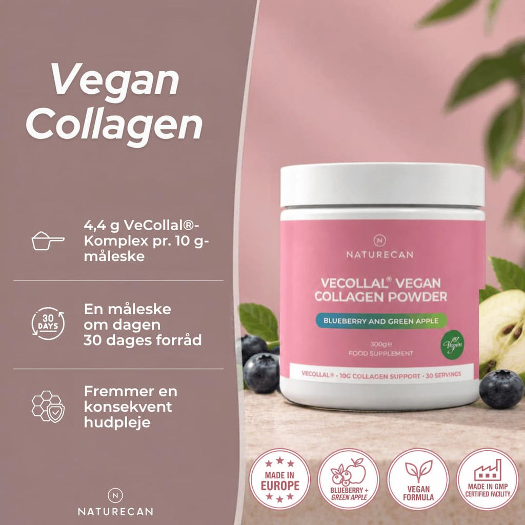 vegansk kollagen infographic