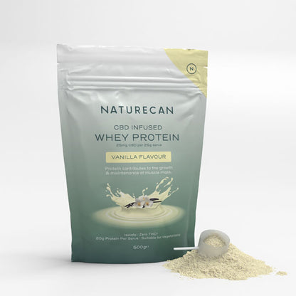 CBD Whey Protein med vanilje smag