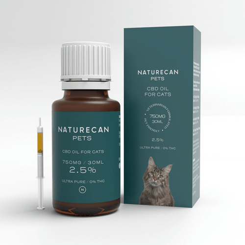 CBD olie til katte, 30 ml og 2,5% i styrke