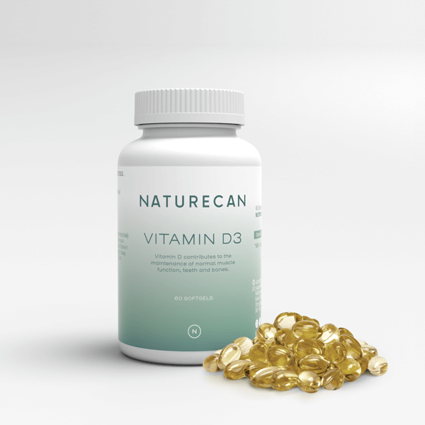 Vitamin D3 softgels fra Naturecan